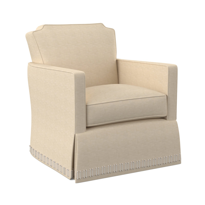 Elise Swivel Armchair, UV-Rollo Linen