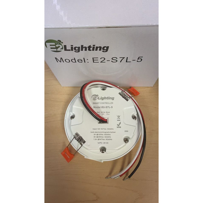 E2 Lighting PIR & Ultrasonic Dual Technology Occupancy Sensor, AC120-347V, 0-10V Lighting Control