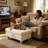 Faux Leather Ottoman-70231566
