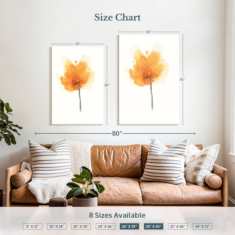 Fleurs expressives V, H 39 po x l 26 po