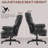 HOMCOM Massage Executive Office Chair With 6 Vibration Points-830623858