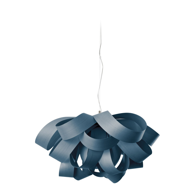 Agatha 1 - Light Pendant, Blue, E26 Base, 14.6" H x 30" W x 30.7" D