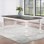Knightley 84 " Extendable Rectangular with Solid Wood Base Dining Table