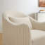 Fauteuil d'appoint à rayures grises Gabbard