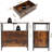 Bedside Table With Open Shelves