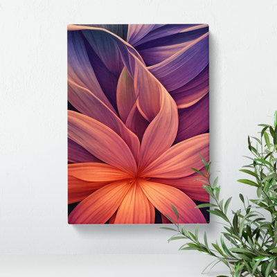 An Extraordinary Flower - Wrapped Canvas