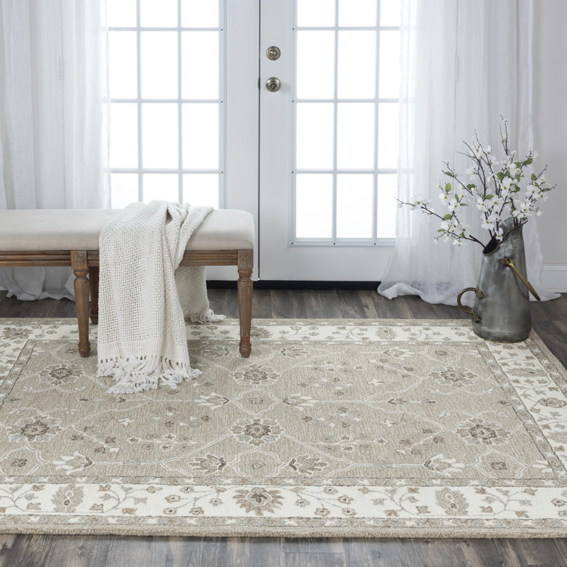 Bernard Wool Oriental Indoor Rug, Rectangle 7'9" x 9'9"