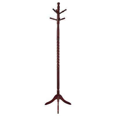 Merlot Coat Rack With Twisted Post