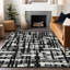 Tapis noir intérieur / extérieur lavable à la machine-564175373