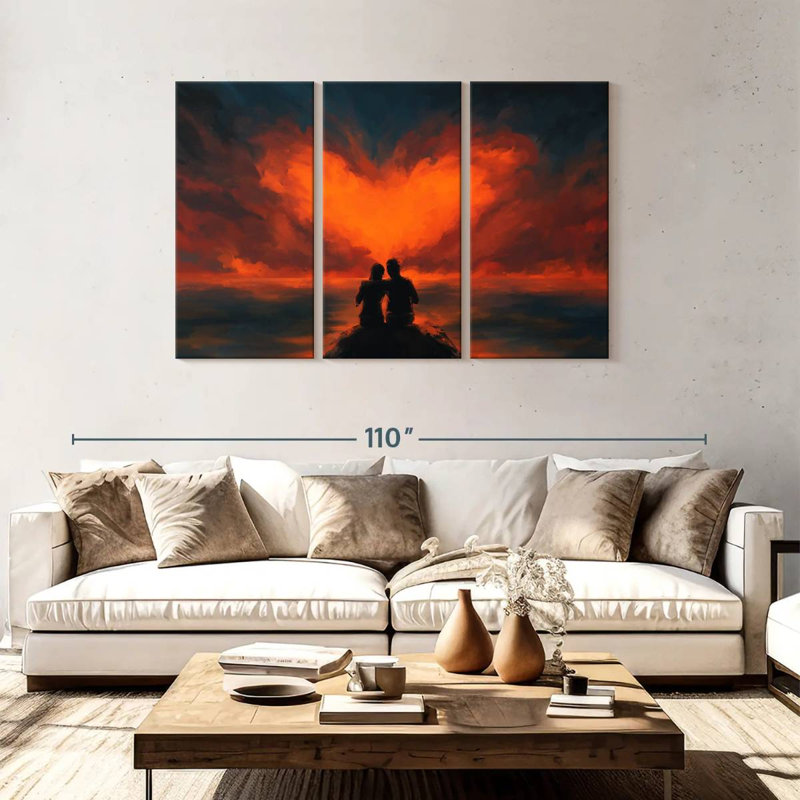 Hardie Couples, 48" H x 74" W