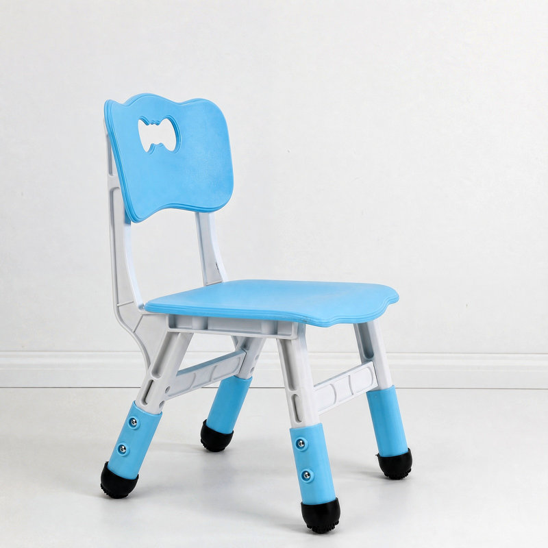 Ensemble de table pour enfants et 6 chaises, bureau de graffiti à hauteur réglable, table d'activités pour enfants d'âge préscolaire, pour les garçons et les filles de 3 à 12 ans (bleu)