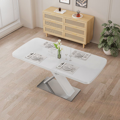 1 Piece Rectangular Dining Table Without Chair