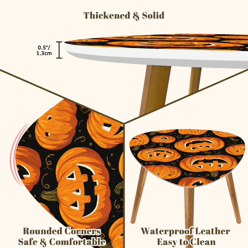 Ensemble de 2 tables basses gigognes Triangle