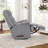 32.7'' Wide Contemporary And Super Comfort Swivel And Rocker Manual Recliner