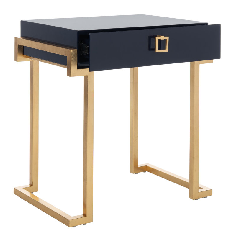 Table de bout Neria, Black Lacquer