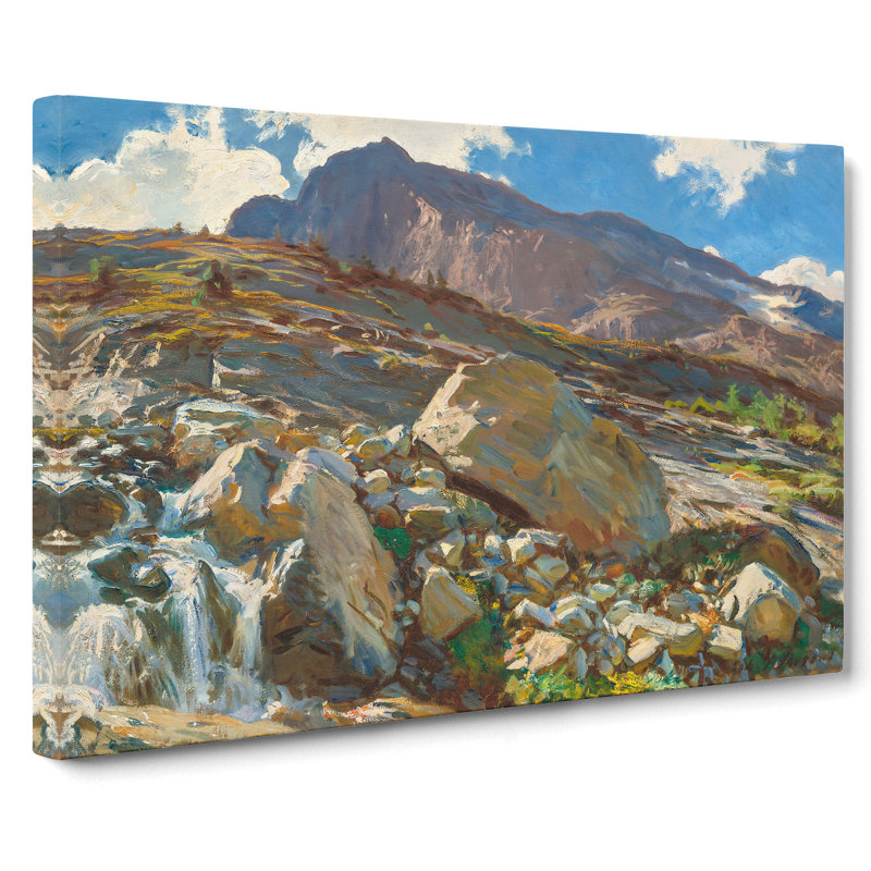 Simplon Pass by John Singer Sargent - Wrapped Canvas Painting, 40cm H x 60cm W x 3cm D