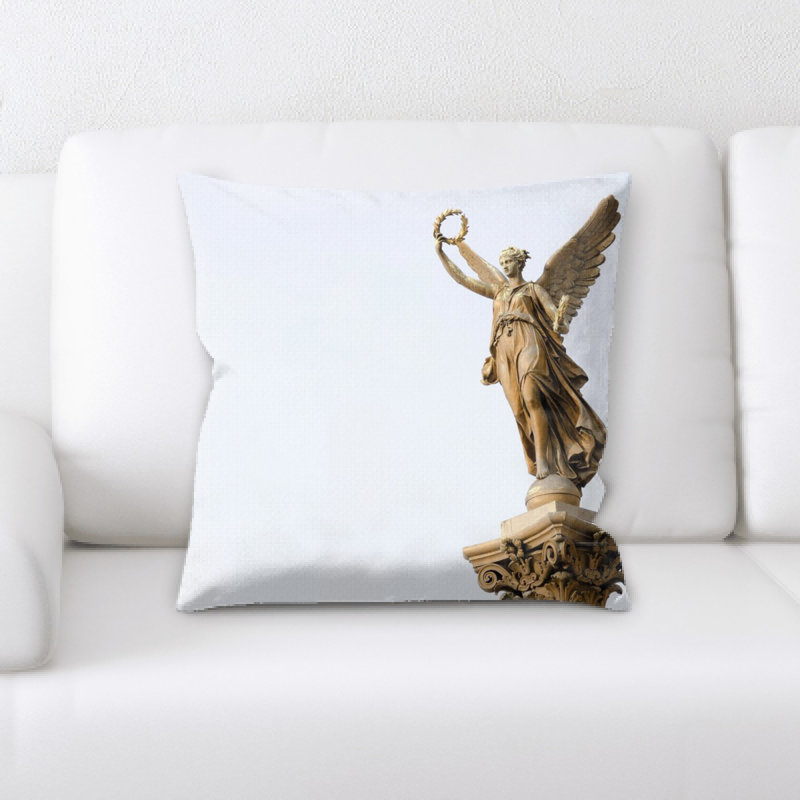 Housse et insert de coussin carré Statue
