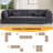 126'' Upholstered Corduroy Modular Sofa-691142553