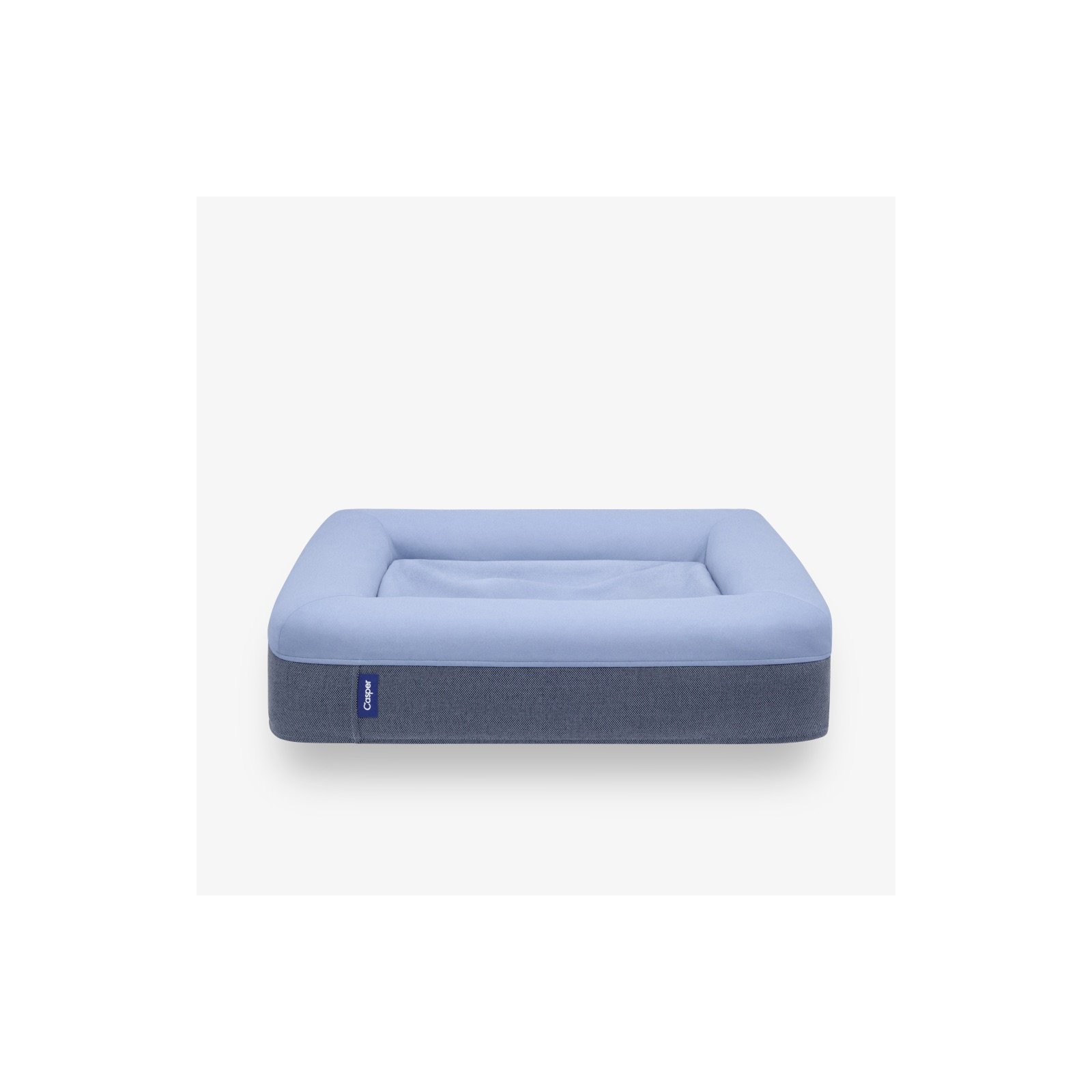 The Casper Dog Bed, Large (45" W x 35" D x 7"H), Blue