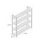 Dant 145 cm H x 140 cm W Bookcase