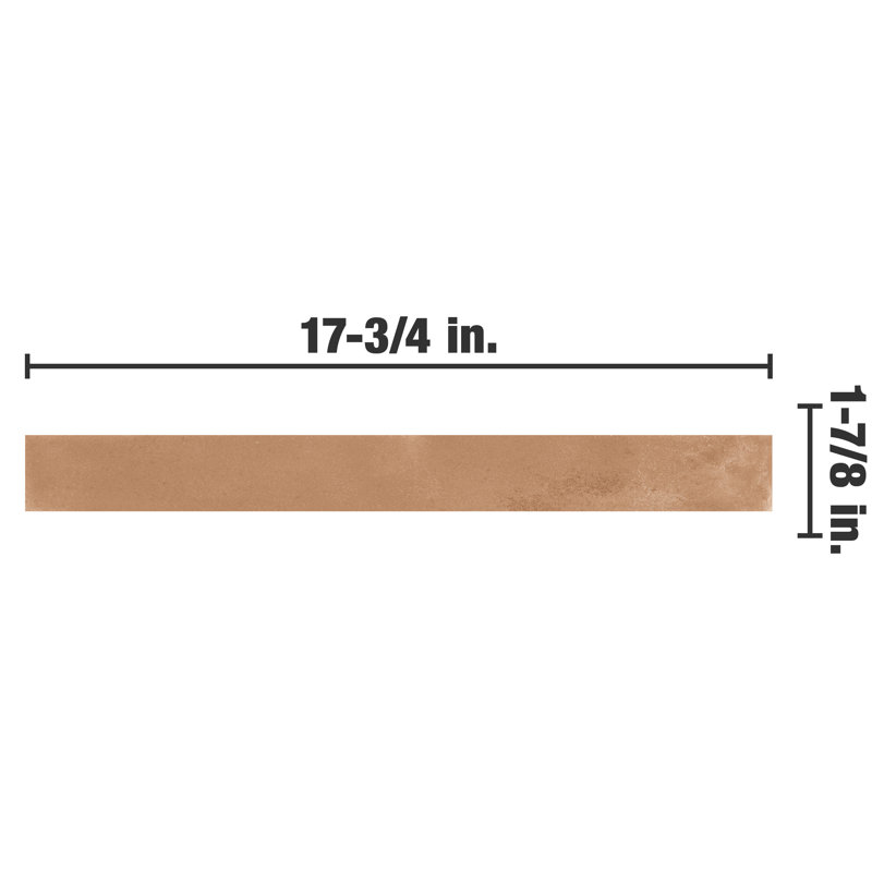 Sedona 1.88 in. x 17.75 in. Glazed Porcelain Tile