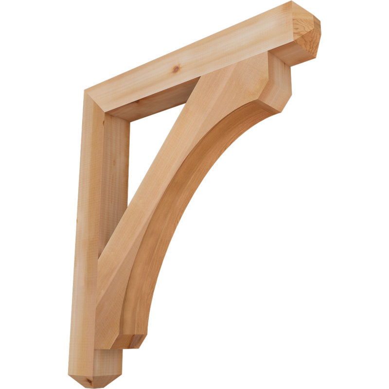 Support l 3 3 po x P 30 po x H 34 po Legacy Craftsman, Western Red Cedar (Smooth), H 34 po x l 3,5 po x P 30 po