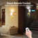 Wireless Rechargeable Wall Lights with 5200mAh Dimmable Detachable Bulbs & Remote Control