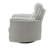 Emee Gray Corduroy Glider Recliner W/ Swivel