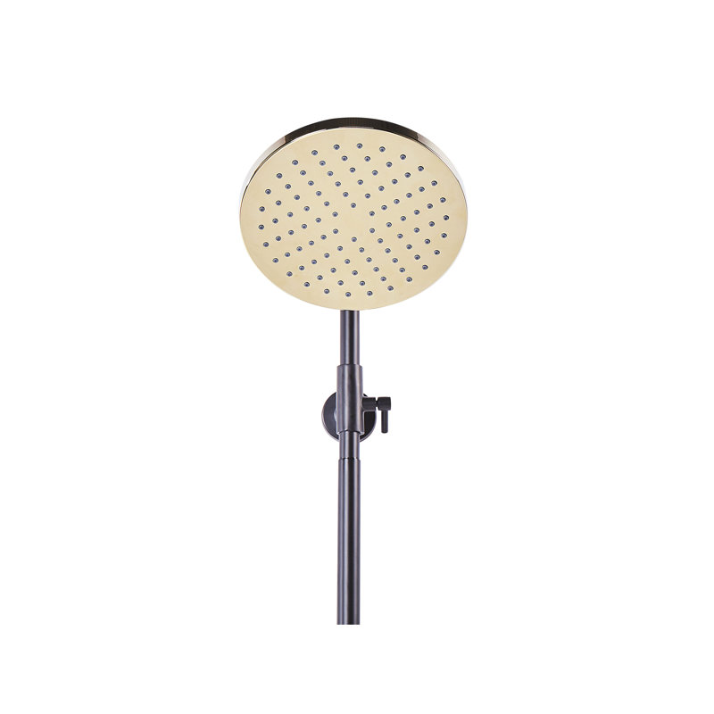 Milsom Thermostatic Shower with Dual Shower Head, Black