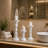 Willow Handcrafted Matte White Candleholder Set of 3