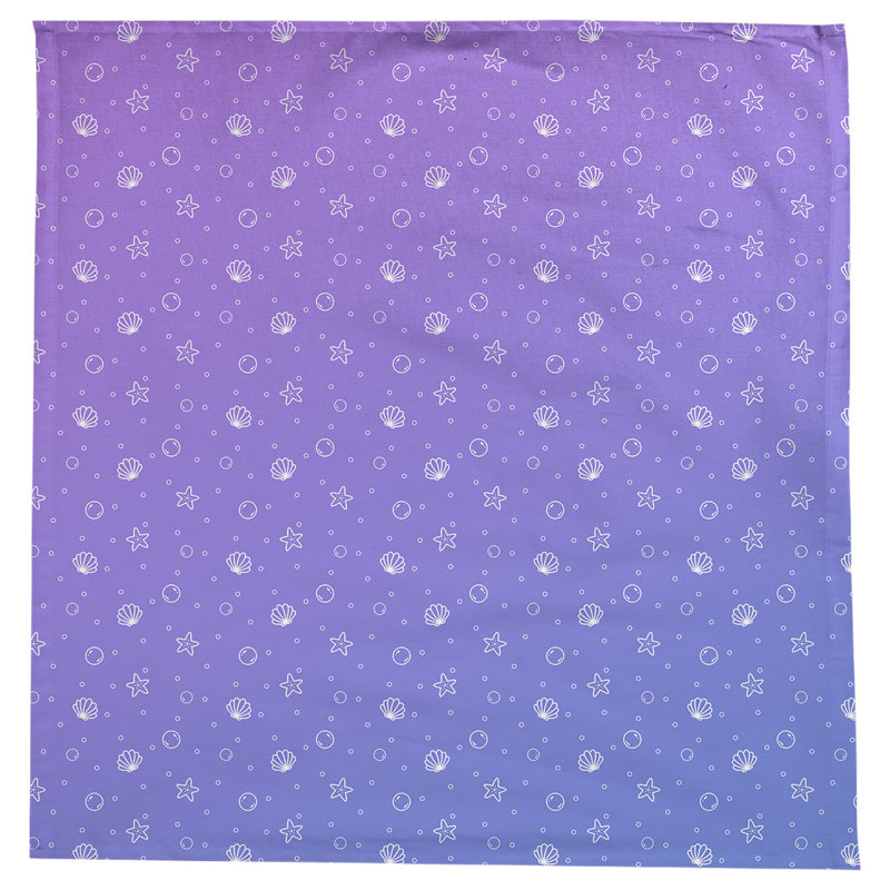 Nappe à motif Leffel, Bleu / Mauve