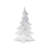 Glittered Pine Tree (Set of 3)