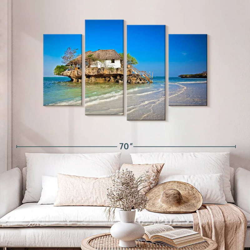 Overwater Beach Hut, H 32 po x l 52 po