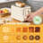 Maircle 2 Slice Toaster, Bread Toaster With Extra Wide Slots,6 Browning Settings, Defrost/cancel/bagel Button For Bagels, Waffles, Bread