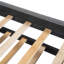 Lit plateforme tapissier simple avec lit gigogne Teddy-1727562680