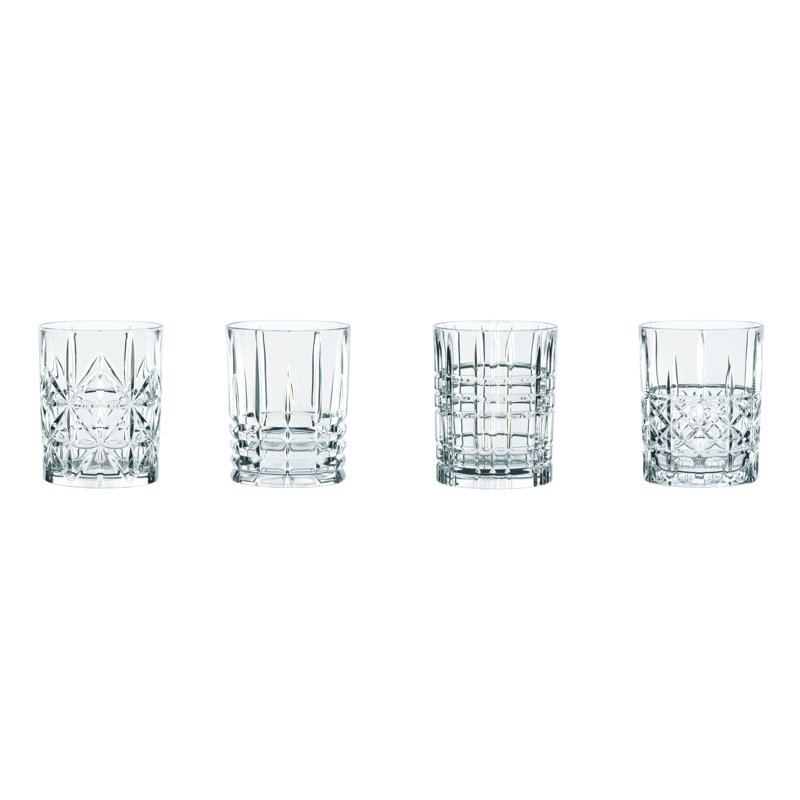 4 pièces 12 oz. Ensemble de verres à whisky