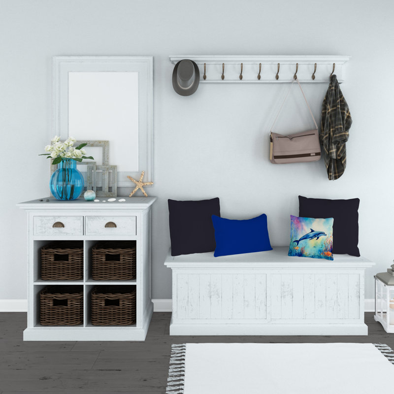 Coussin décoratif intérieur / extérieur Nautical, H 14 po x l 14 po