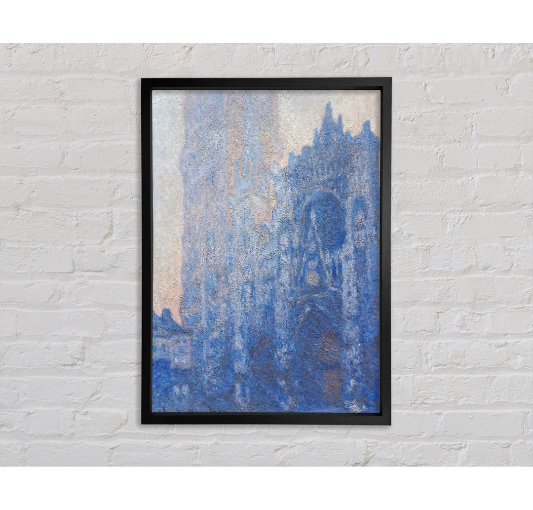 Kathedrale von Rouen von Claude Monet - Einzelbildrahmen Kunstdrucke auf Leinwand