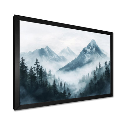 Impression sur toile Gennell Misty Mountain Morning II - montagnes