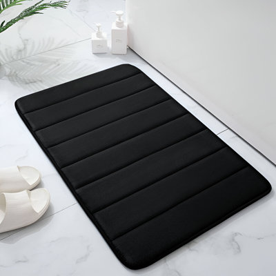 Mylhana Memory Foam Bath Mat - Non Slip Super Absorbent & Quick Dry Anti-Bacterial