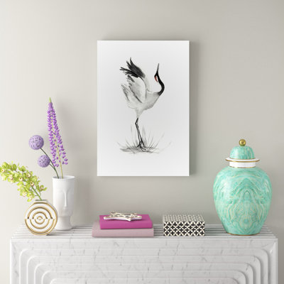 Japanese Cranes I by Naomi McCavitt - Painting