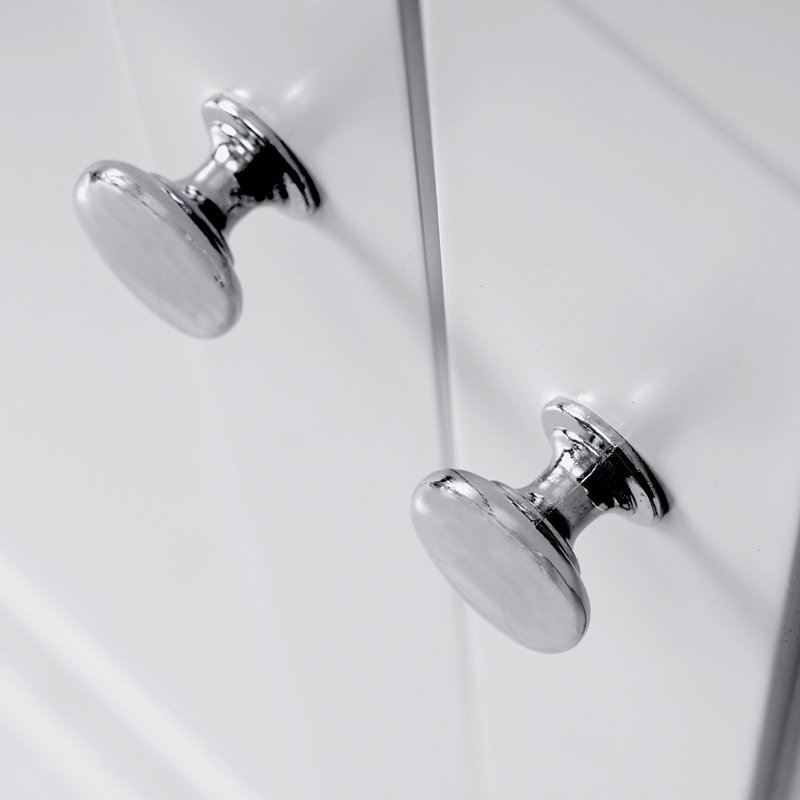 Meuble-lavabo de salle de bain sans lavabo, Blanc