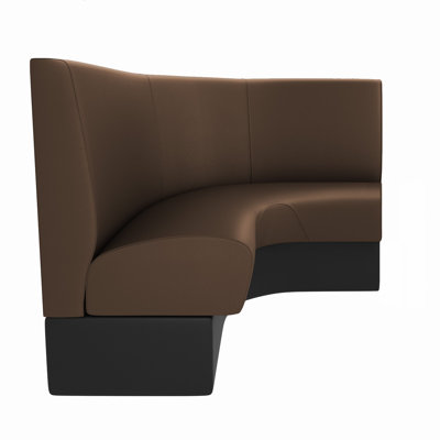 Curved Corner Booth