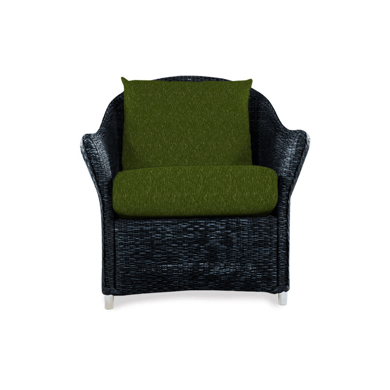 Weekend Retreat Outdoor Lounge Chair, Demo Oatmeal, Ebony