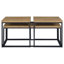 Ensemble de tables basses 3 pièces Rosey Mango