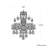 Sterling 5 - Light Glass Chandelier-48272544