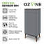 Tower Ozone Sensor Bin with Legs, Large 65L, Hands Free Opening, Carbon Filter-106208379