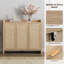 Armoire de rangement pour chaussures Chada 30 paires avec 3 portes et tablettes réglables Chada-110438747