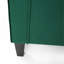 Fauteuil club en velours vert