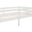 Lit mezzanine avec escalier, blanc